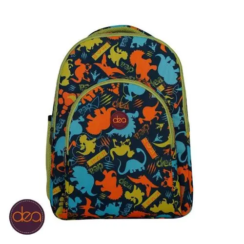 DEA TOON 18-Inch School Backpack Set with Lunch Bag & Pencil Case - Green.webp