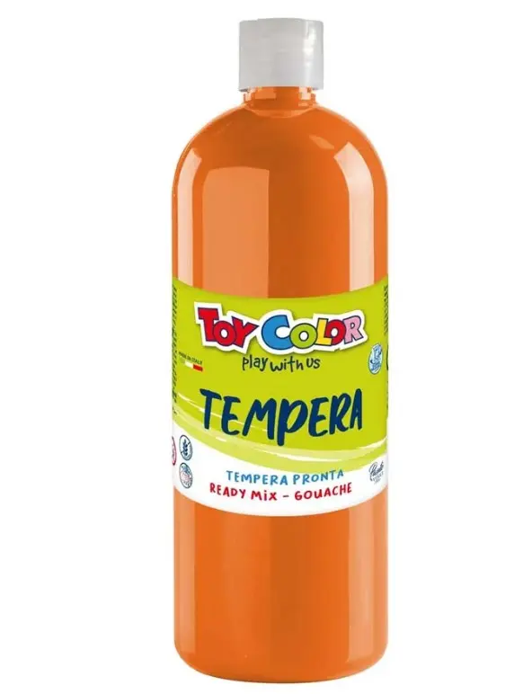 Italian Orange Washable Gouache Paint 1000ml
