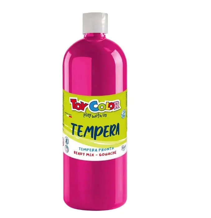 Italian Dark Fuchsia Washable Gouache Paint 1000ml