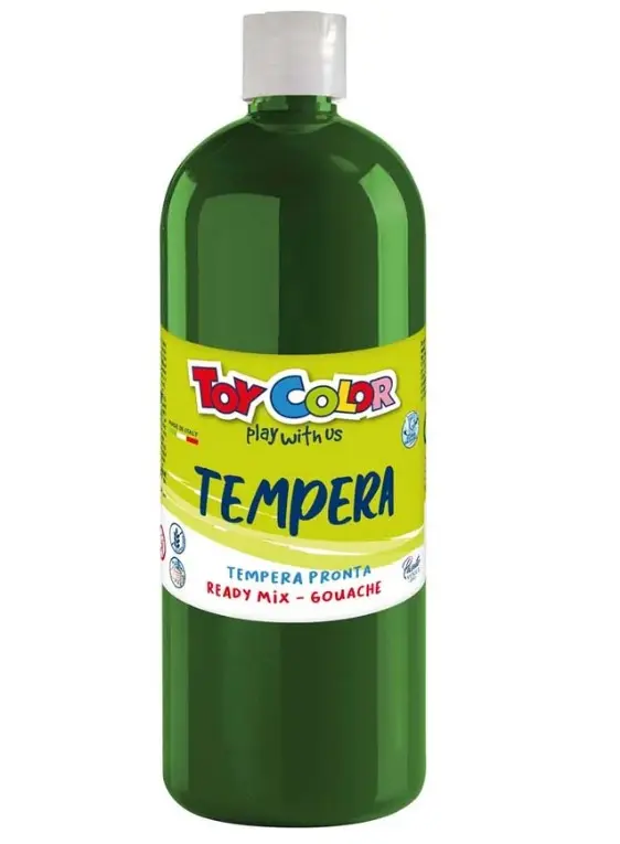 Italian Bright Green Washable Gouache Paint 1000ml