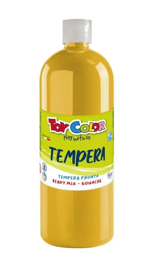 Italian Dark Yellow Washable Gouache Paint 1000ml
