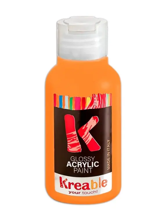 Italian Orange Acrylic Paint 250ml