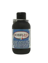 Italian Black Acrylic Paint 250ml