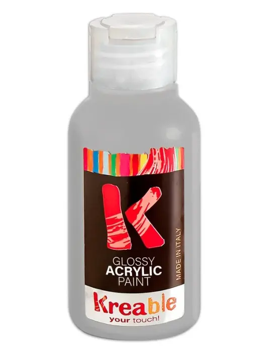 Italian Silver Acrylic Paint 250ml