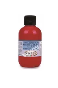 Italian Red Acrylic Paint 250ml