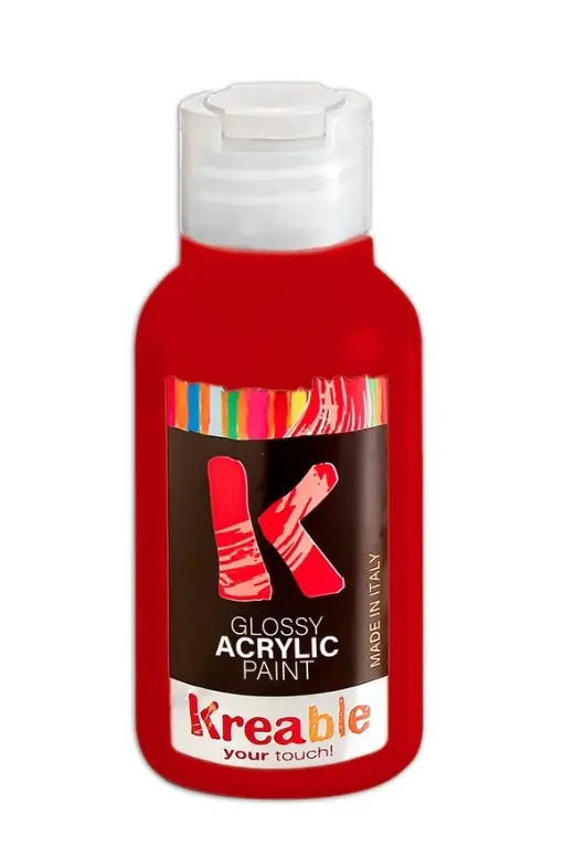 Italian Red Acrylic Paint 250ml