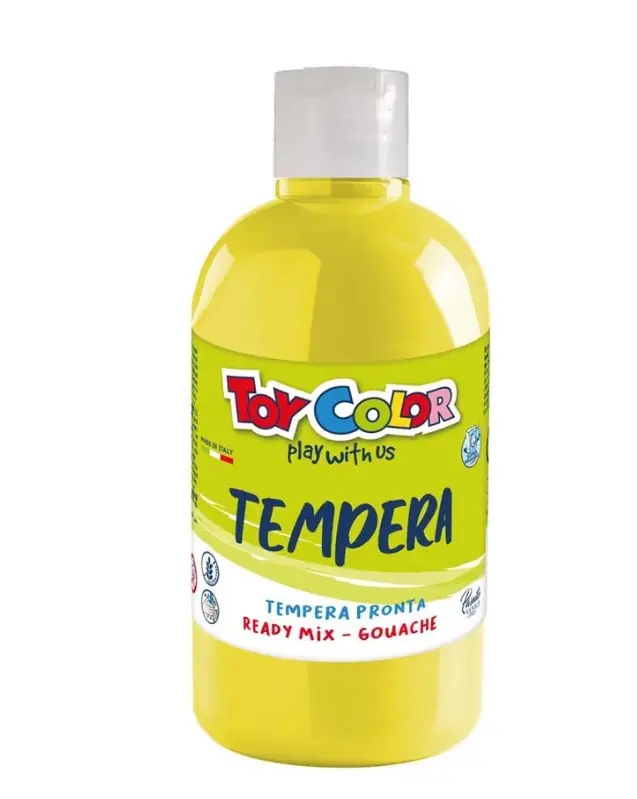 Italian Bright Yellow Washable Gouache Paint 250ml