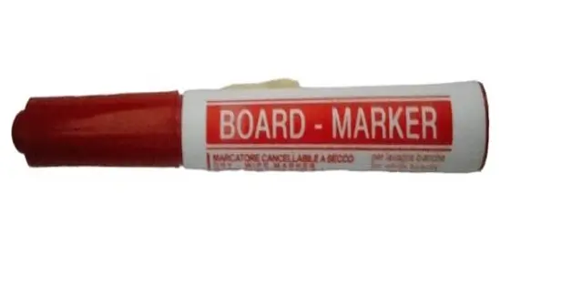 Italian Red Fine Tip Whiteboard Marker