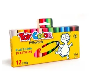 طقم صلصال 12 لون 16 جم