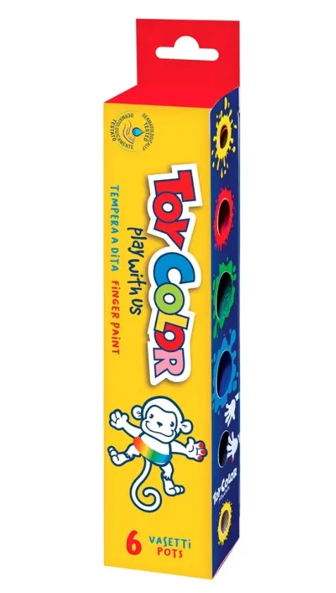 Italian Finger Paint Set – 6 Colors