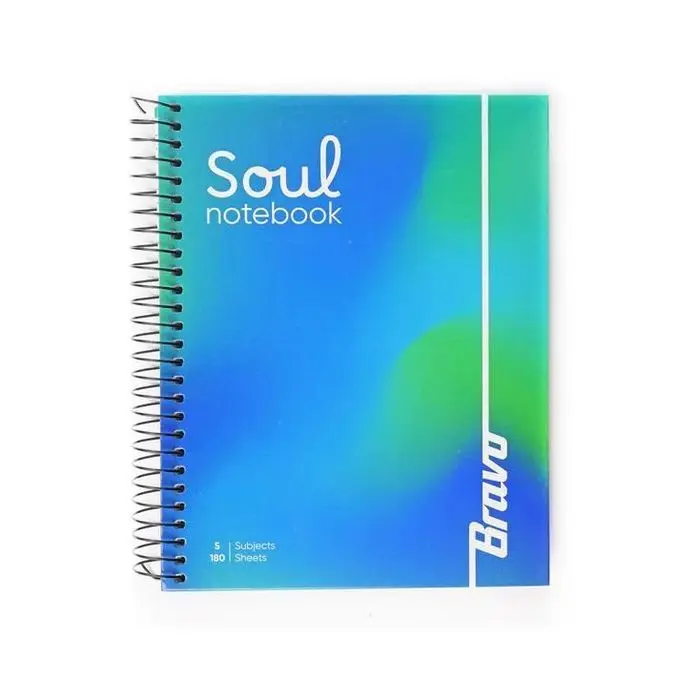 Bravo New Soul Medium Notebook 180 Sheets 