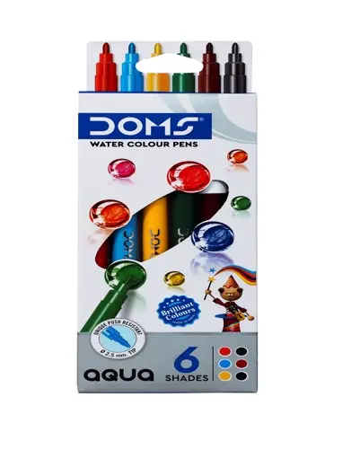 طقم ألوان فلوماستر دومز Aqua – 6 ألوان