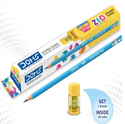 Doms ZIO Pencil Box – 12 Pencils
