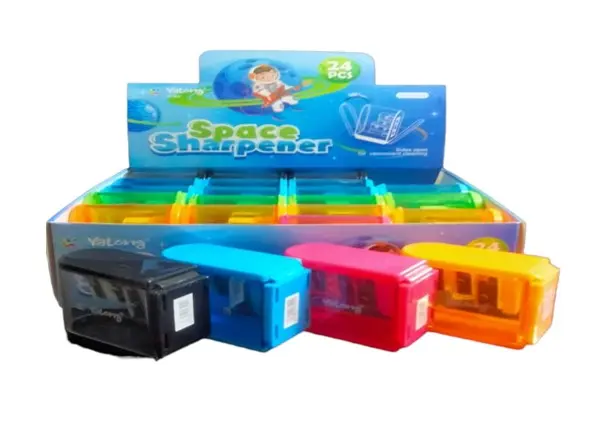 Yalong Rectangular 3-Hole Plastic Sharpener
