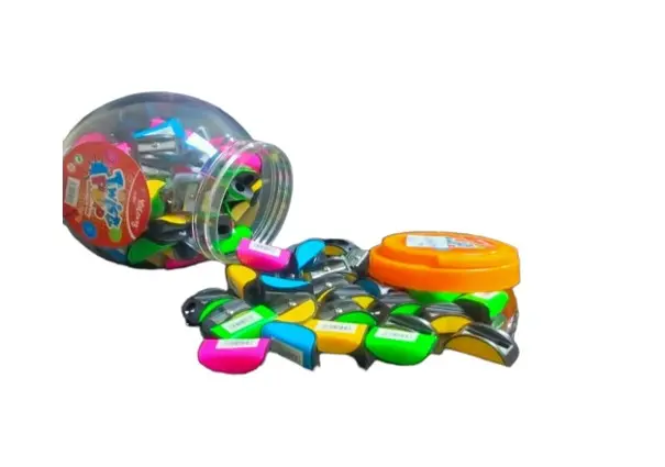 Yalong Jar with 120 Pieces Pencil Sharpeners