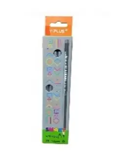 Y-Plus SMART 2B Pencil with Eraser Silver - Box of 12 PX250320