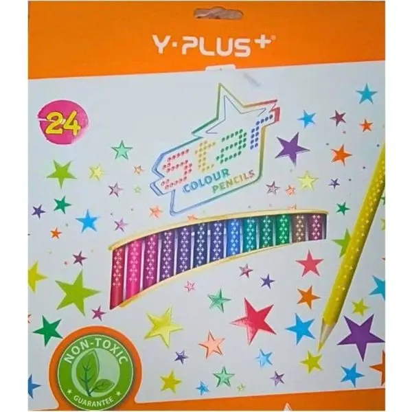 Y-Plus SMART Colored Pencils 24 Colors Long PC250200