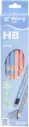 Yalong Triangular Pencil Box with Eraser – 12 Pencils YL-115