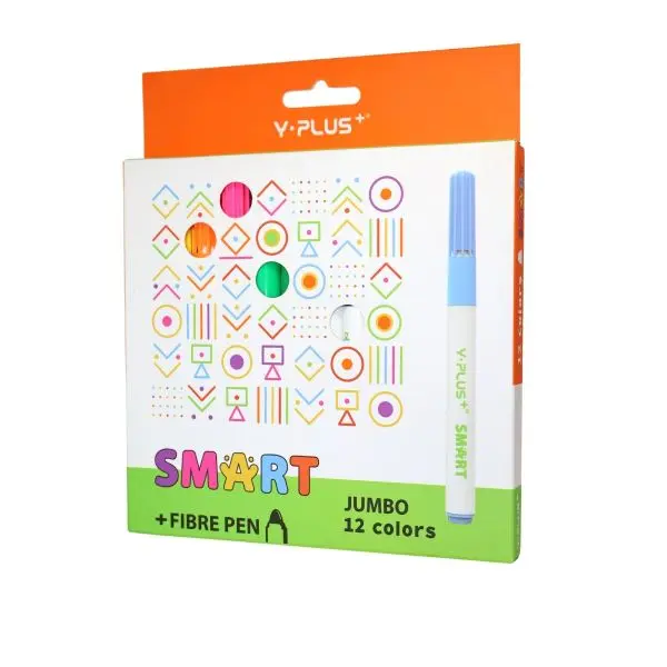 Y-Plus SMART Jumbo Markers 12 Colors FP250400