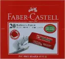 Faber-Castell PCV Free Red Eraser Box 20 Pieces