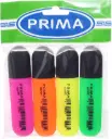 Prima Highlighter Pen Set 4 Pieces