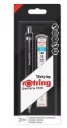 Rotring Tikky Grip 0.5 mm Mechanical Pencil with Lead Refill Case and Eraser 