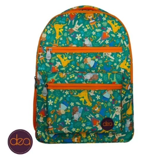 DEA DREAM 18-Inch School Backpack - Green