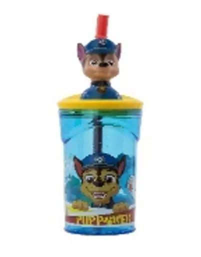 STOR 3D Figurine Tumbler Kids Water Bottle 360 ml - Paw Patrol