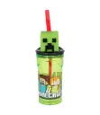 STOR 3D Figurine Tumbler Kids Water Bottle 360 ml - Minecraft