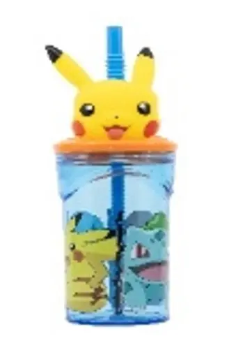 زجاجة مياه أطفال STOR 3D Figurine Tumbler سعة 360 مل - Pokémon