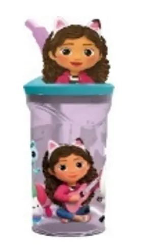 STOR 3D Figurine Tumbler Kids Water Bottle 360 ml - Gabby's Dollhouse
