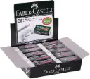 Faber-Castell PCV Free Box Eraser 30 Pieces White
