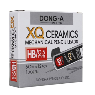 Dong-A HB Mechanical Pencil Lead Refills 0.5 mm 12 Pieces