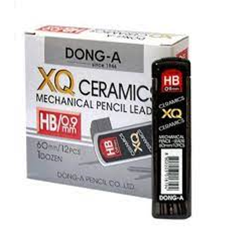 Dong-A HB Mechanical Pencil Lead Refills 0.9 mm 12 Pieces