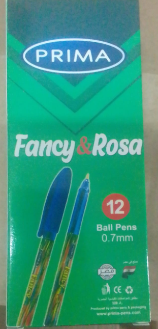 Prima pen Fancy Rosa Blue 12-Piece Pen Set Box