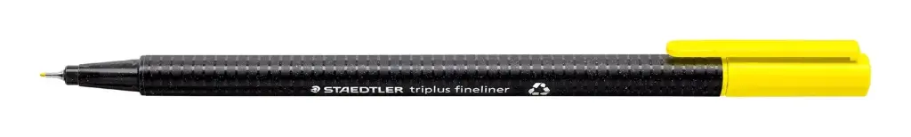 قلم تحديد دقيق ستدلر Triplus 0.3 مم أصفر
