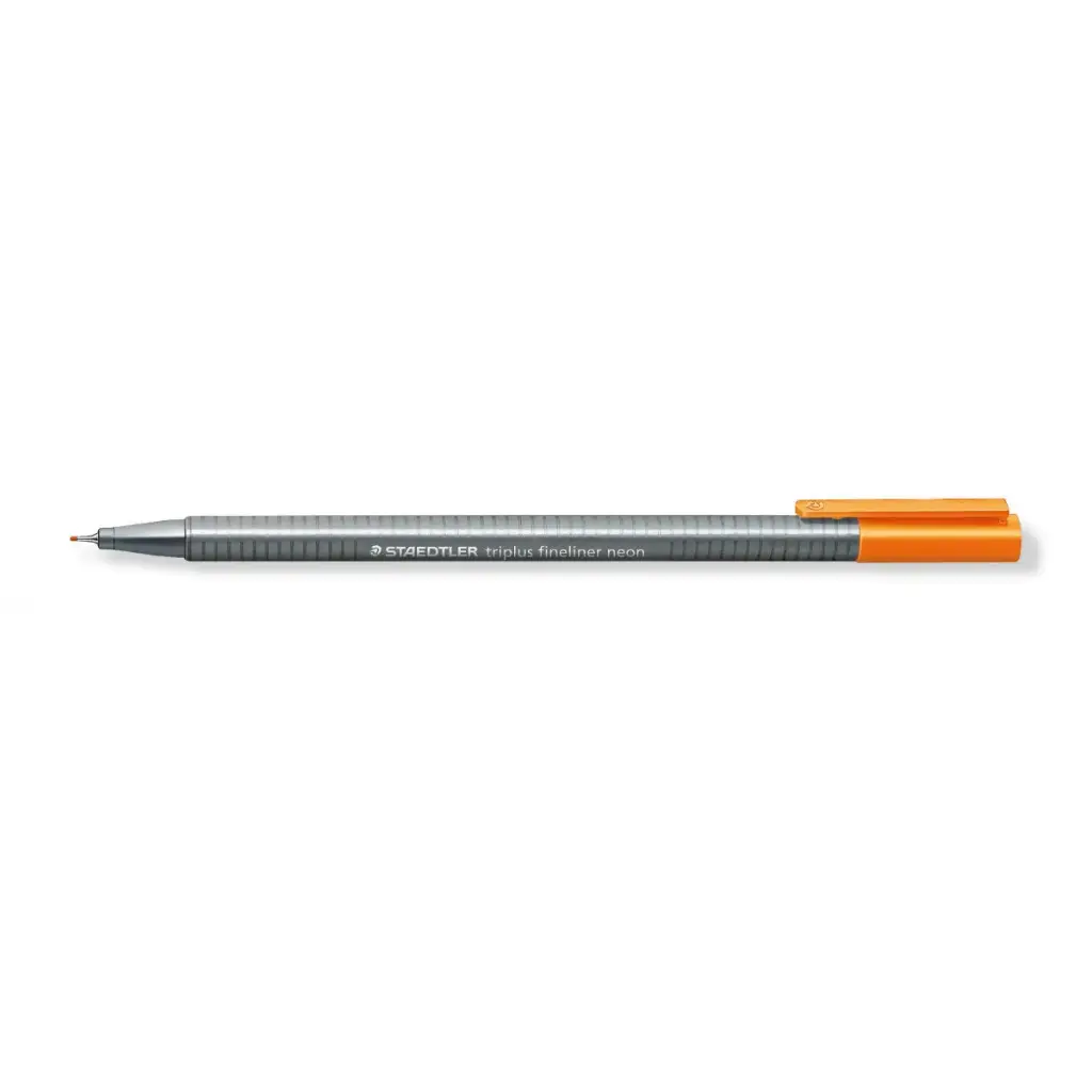 ستدلر triplus fineliner neon برتقالي