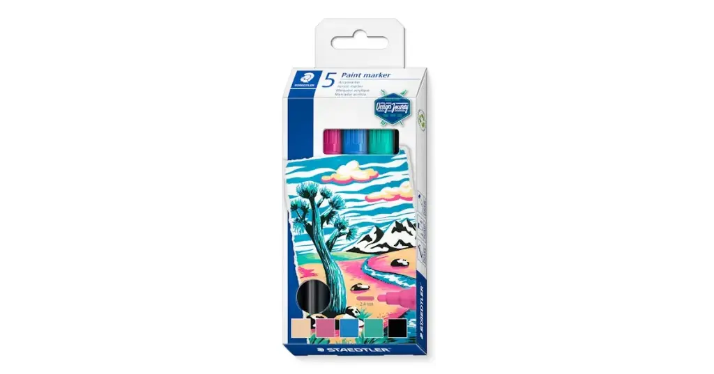 STAEDTLER Acrylic marker Lumocolor 5pcs DJ