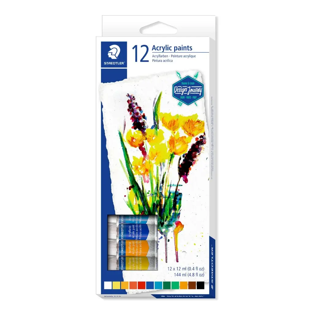 STAEDTLER Acrylic paint tubes12pc