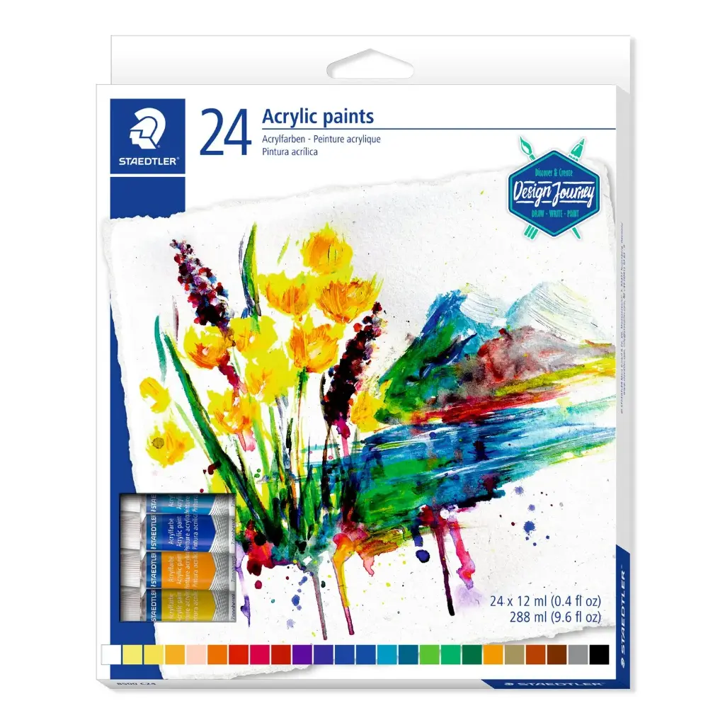 STAEDTLER Acrylic paint tubes 24pc