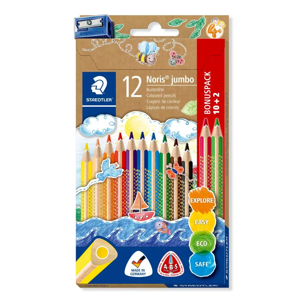 STAEDTLER Coloured pencil Noris jumb FSC