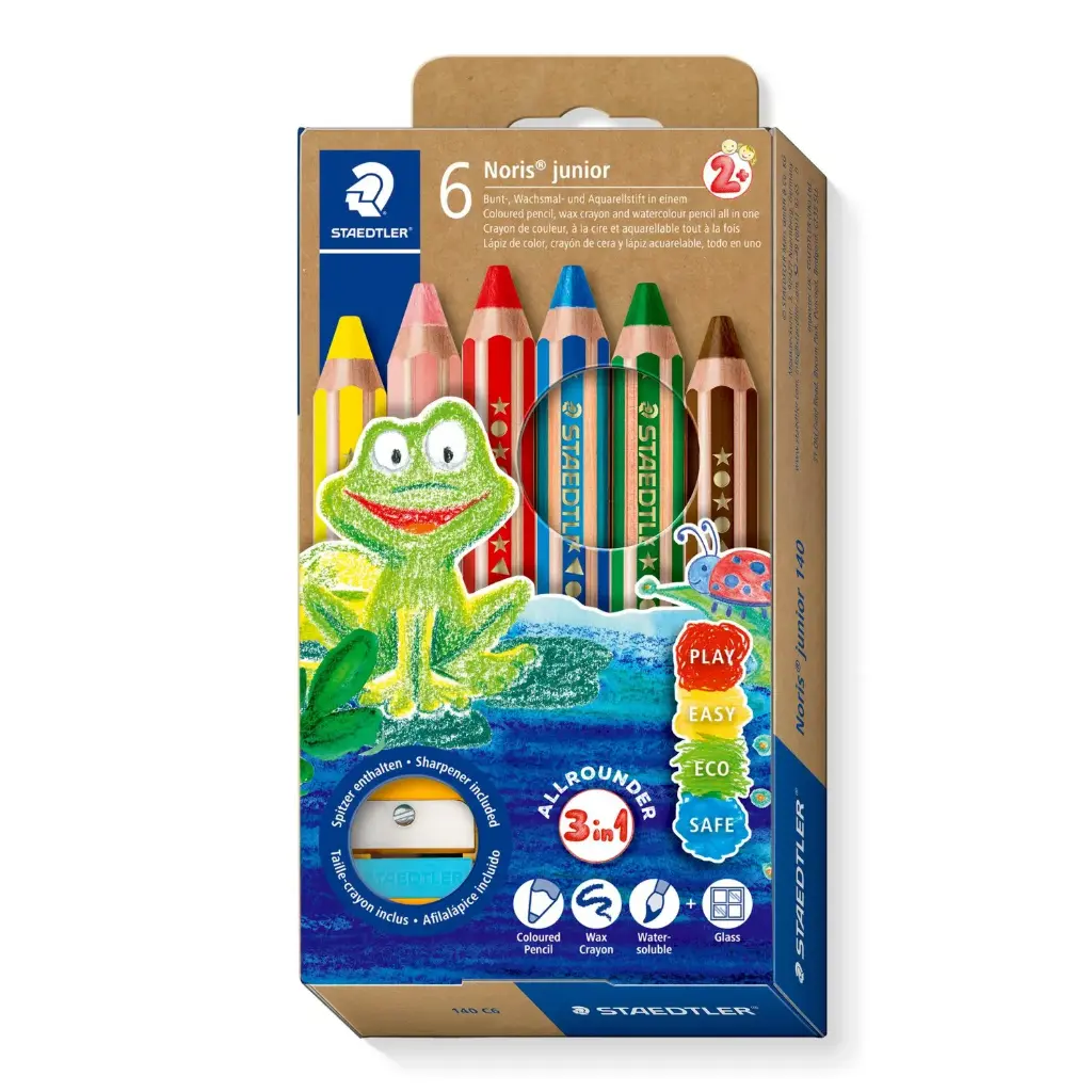 STAEDTLER Coloured pencil Noris 6pc 100% PEFC