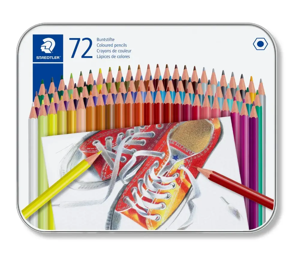 STAEDTLER Coloured pencil hexagonal 72pc