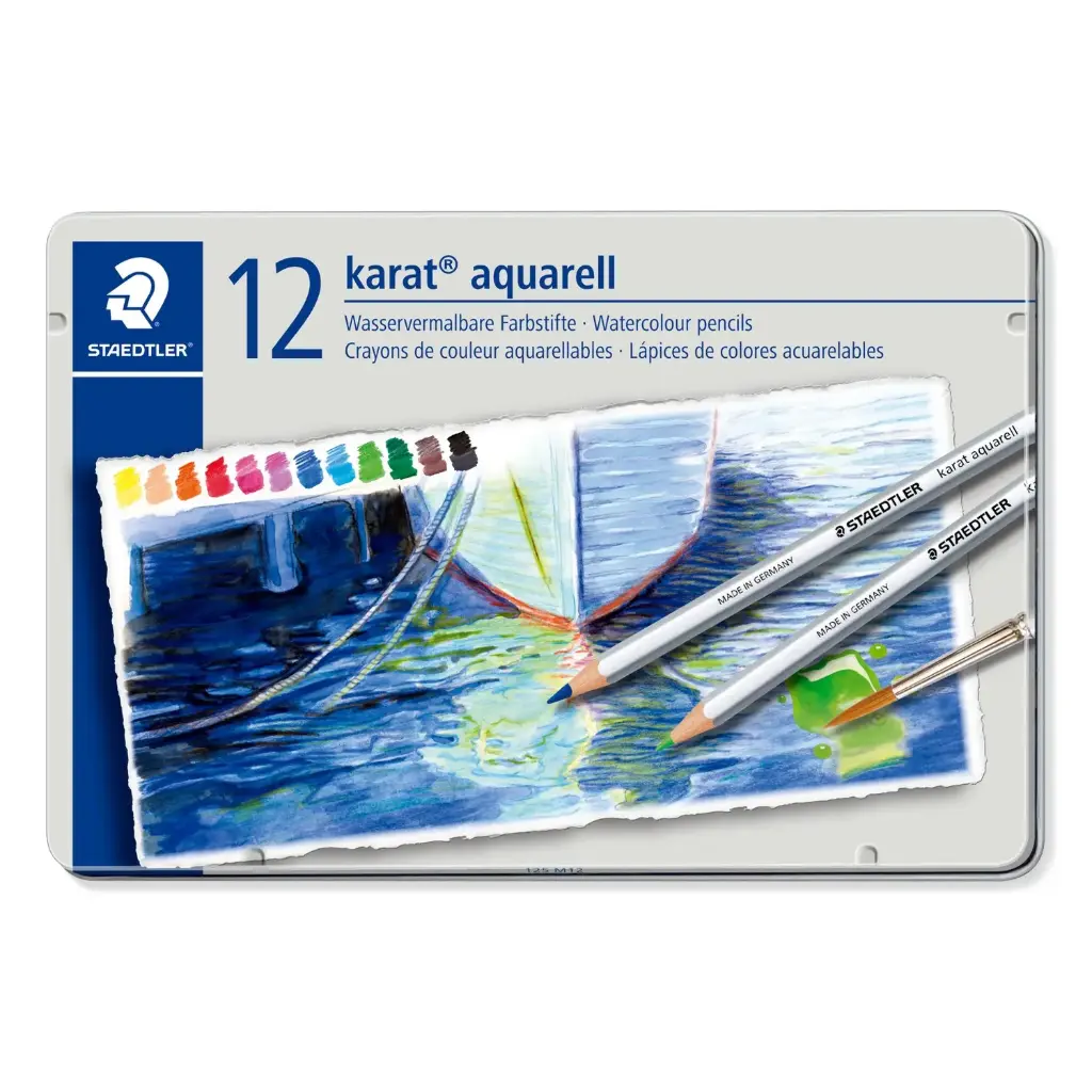 STAEDTLER Colour pen karat aqu. 12St FSC 100%