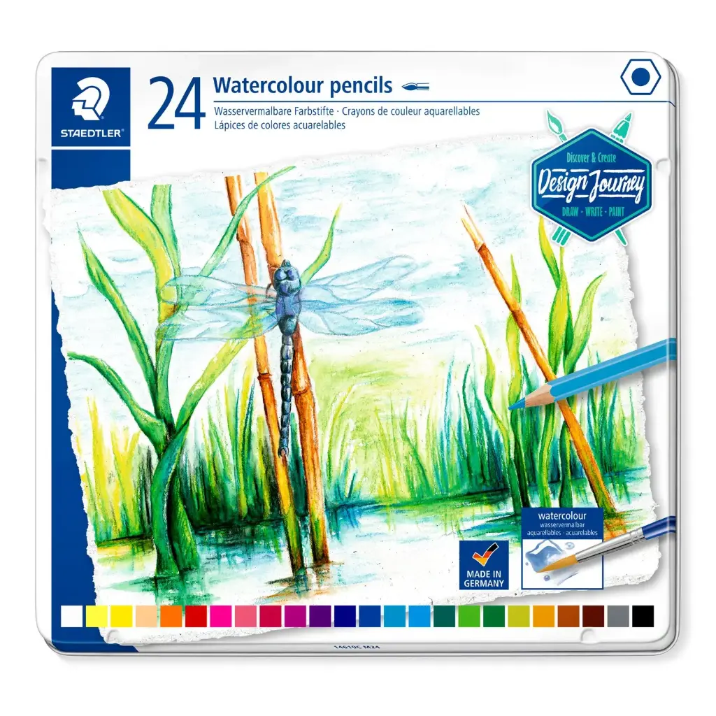 STAEDTLER Coloured pencil aqu 24pc