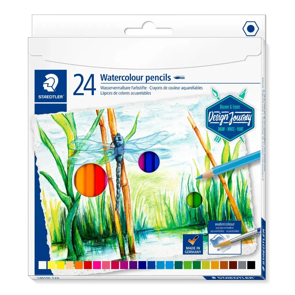 STAEDTLER Coloured pencil aqu 24pcs