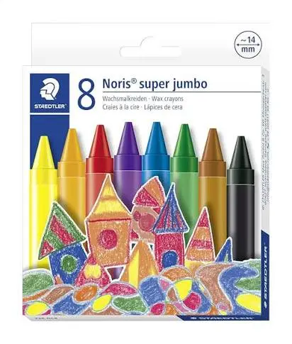 أقلام شمع ستدلر 8 colour Super jumbo