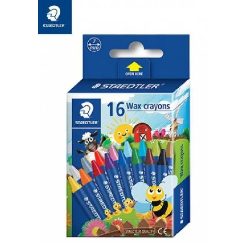 STAEDTLER Wax Crayons 16 colour thiland