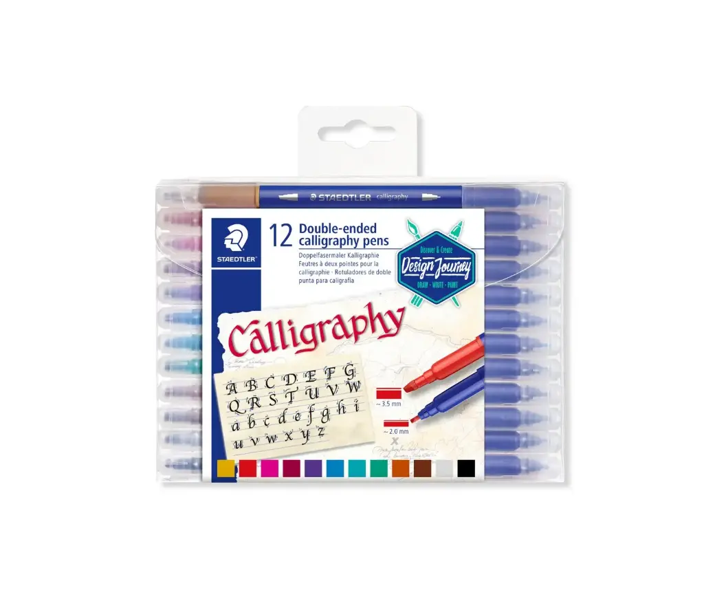 STAEDTLER Double-ended calligr. pens 12pcs