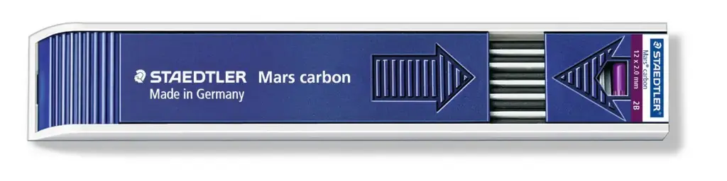 سنون رسم ستدلر Mars Carbon 2B 12قطعة